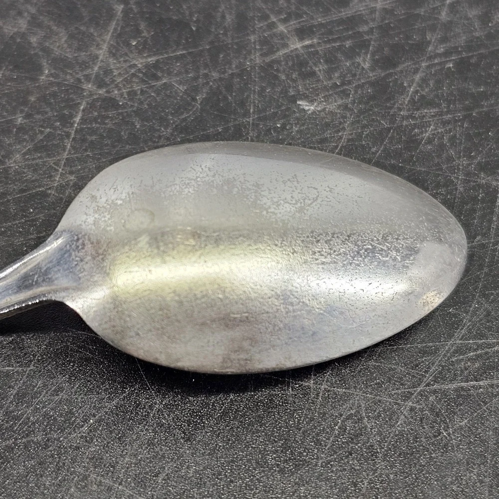 Vintage International Avon Silver plate Table Spoon 1940 Antique Flat 7.5